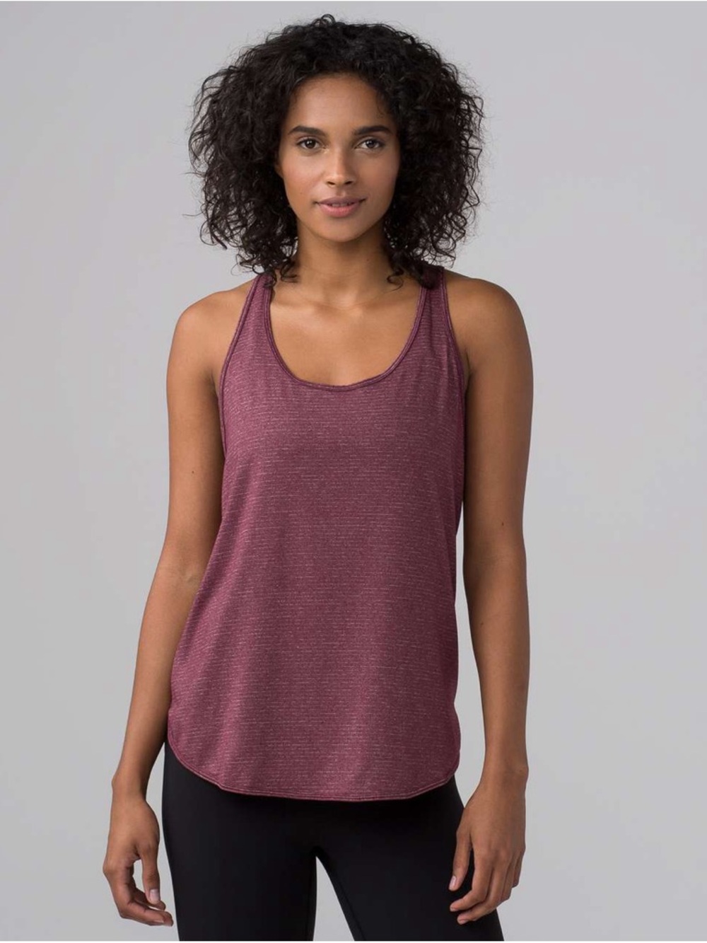 Lululemon 105 Singlet
Heathered Bordeaux Drama